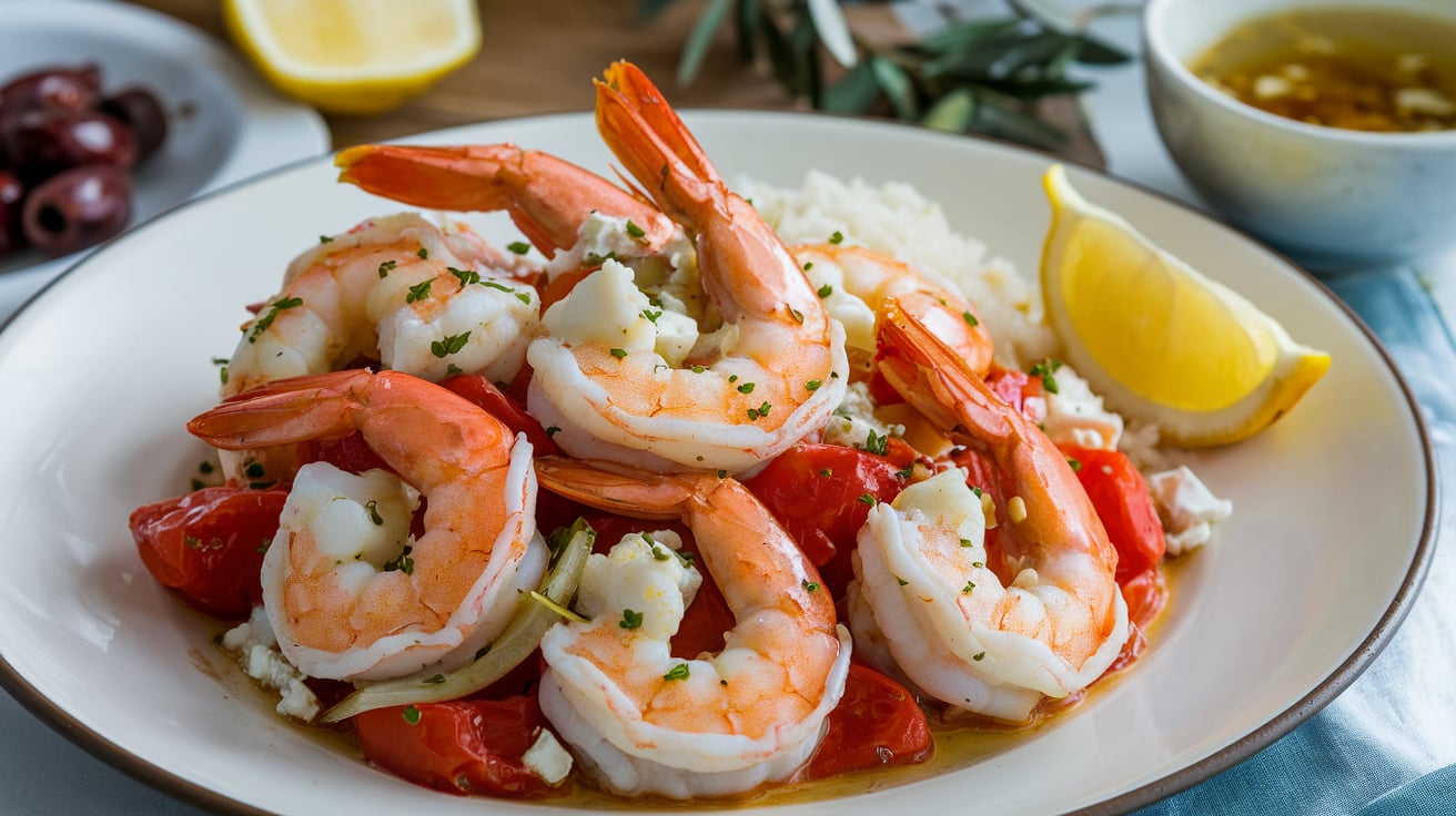 Shrimp Saganaki