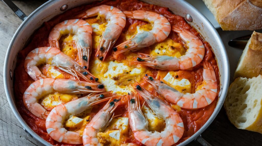 How to Make Shrimp Saganaki