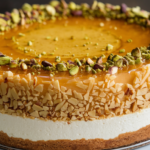 honey pistachio baklava cheesecake