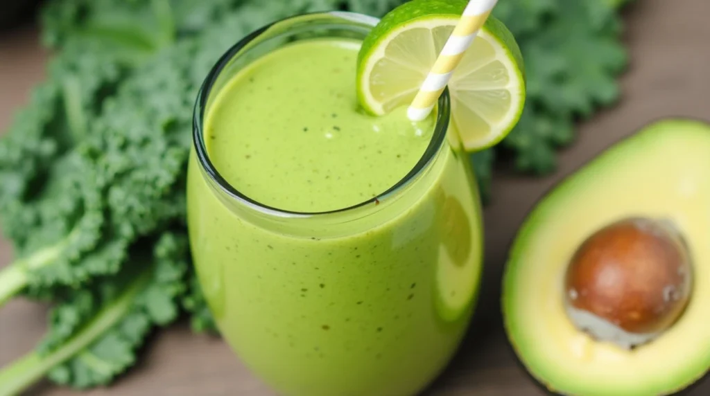 Kale and Avocado Smoothie for Inflammation Recipe No Banana